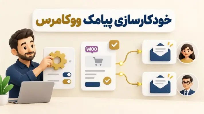 اتوماتیک سازی پیامک های سفارش ووکامرس با افزونه پیامکی