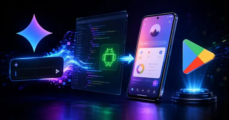 اجرای برنامه اندروید ساخته‌شده با هوش مصنوعی در گوگل پلی بدون حساب توسعه‌دهنده