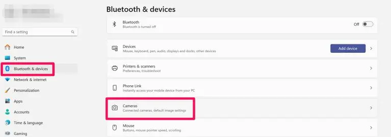 تنظیمات میکروفون در ویندوز 11 و غیرفعال کردن وبکم اضافی