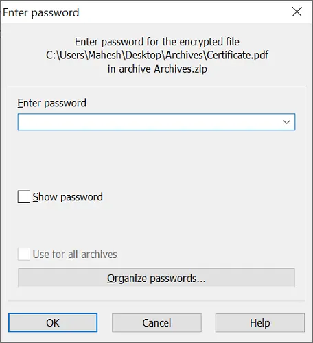 آموزش رمز گذاشتن روی فایل زیپ و rar در ویندوز