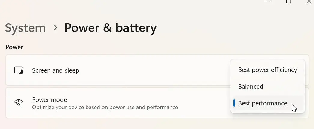 تفاوت Power Mode و Power Options در ویندوز 11 چیست؟ راهنمای Power Plan و powercfg