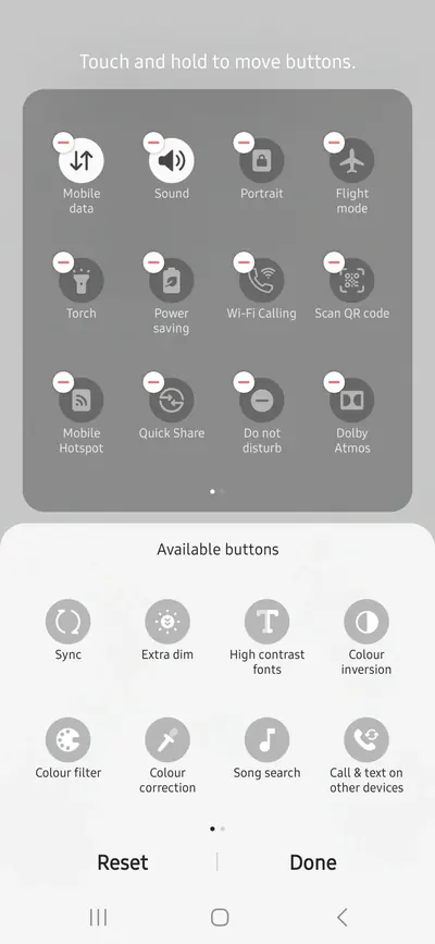 روش شخصیسازی تنظیمات سریع یا Quick Settings گوشی سامسونگ و ۷ قابلیت مخفی
