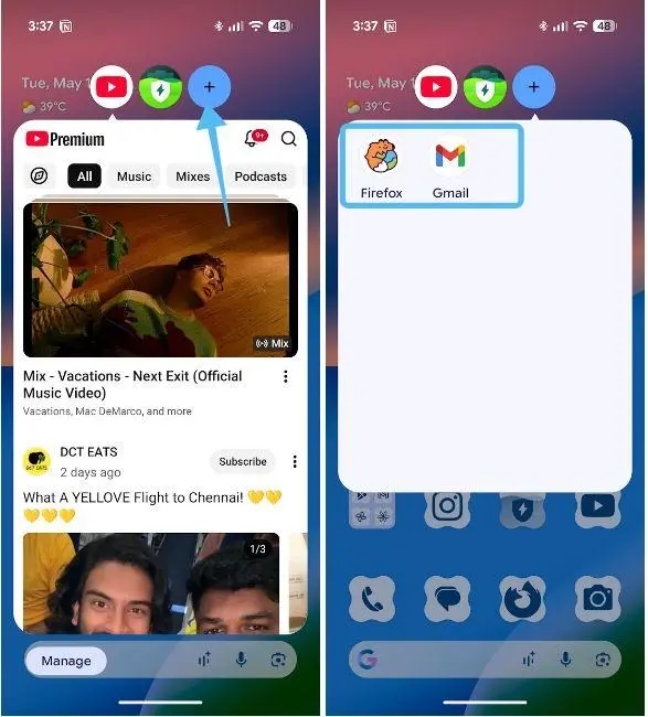 قابلیت Bubbles در اندروید ۱۷؛ اجرای شناور برنامه‌ها برای چندوظیفگی بهتر
