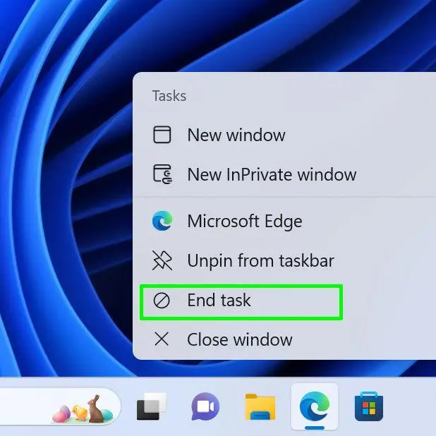 آموزش فعال کردن End Task در ویندوز ۱۱؛ بستن اجباری برنامههای هنگ کرده از نوار وظیفه