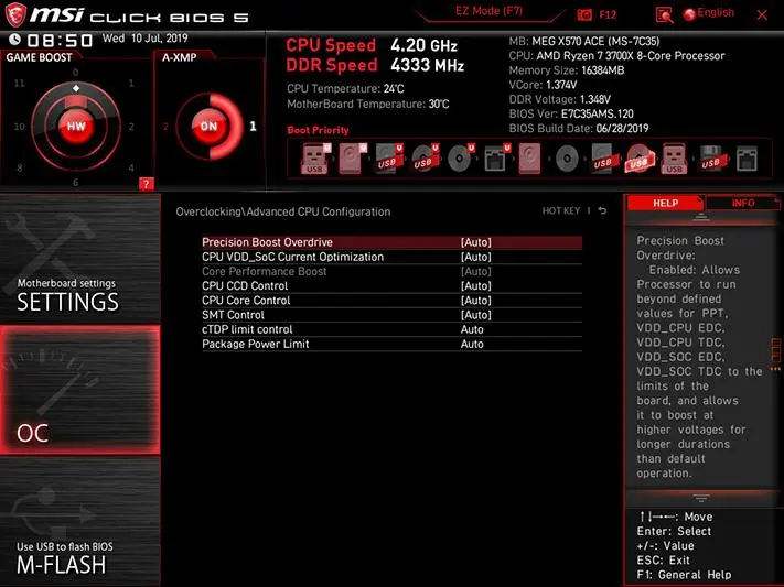 رفع افت فرکانس پردازنده AMD؛ آموزش فعال کردن Core Performance Boost در BIOS و UEFI