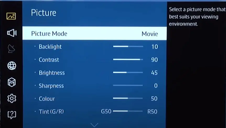 بهترین تنظیمات تصویر تلویزیون برای فیلم و بازی؛ تفاوت Movie و Game و HDR