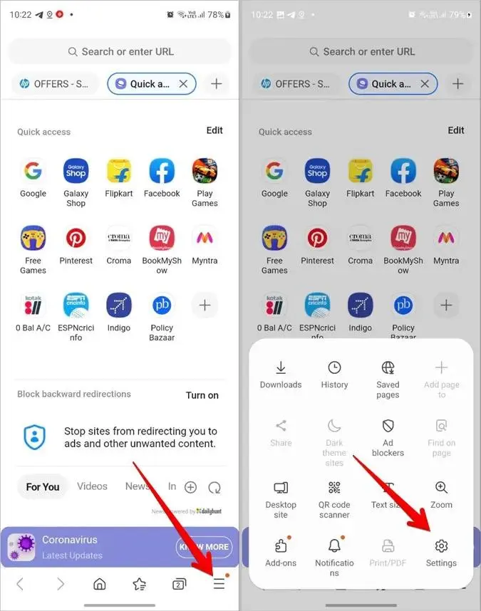 مرورگر سامسونگ یا کروم؛ چرا Samsung Internet می‌تواند جایگزین بهتری در اندروید باشد؟
