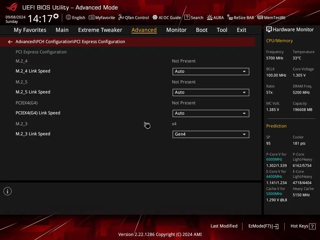 تنظیمات BIOS برای افزایش سرعت SSD و NVMe؛ رفع کاهش سرعت PCIe و M.2