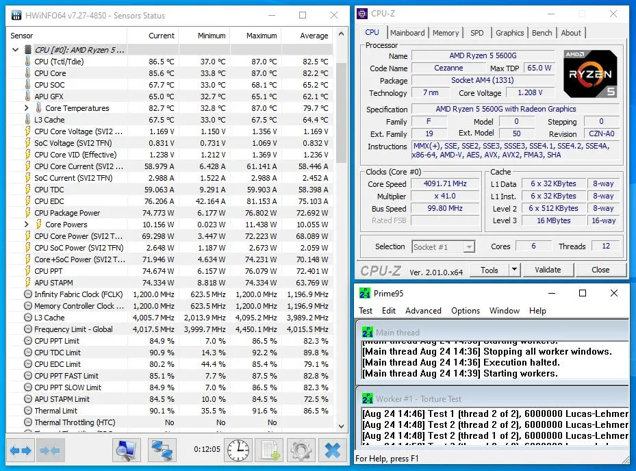 دمای CPU چیست و کدام دمای پردازنده را باید در HWiNFO بررسی کنیم؟